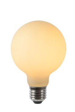 Lucide LED Filament lamp - Ø 8 cm - E27 - 5W dimbaar - 2700K - opaal