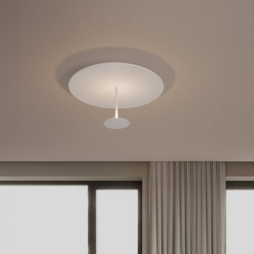 Nova Luce Nima - plafondlamp - Ø 45 x 23 cm - 15W dimbare LED incl. - zandwit