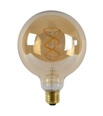 Lucide LED filament lamp - Ø 12,5 x 17,5 cm - E27 - 5W dimbaar - 2200K - amber