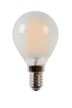 Lucide LED filament lamp - Ø 4,5 x 7,7 cm - E14 - 4W dimbaar - 2700K - albast