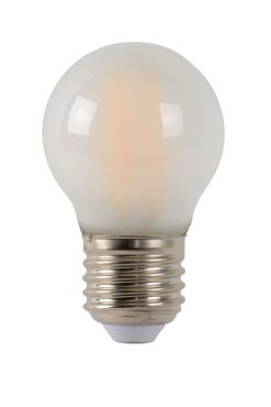 Lucide LED filament lamp - Ø 4,5 x 7,4 cm - E27 - 4W dimbaar - 2700K - albast