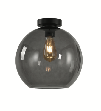 Artdelight Marino - plafondverlichting - Ø 30 x 30,5 cm - gerookt