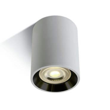 ONE Light Dark Light Cylinders - plafondverlichting - Ø 7 x 10 cm - wit en zwart