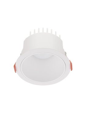 Nova Luce Luela - inbouwspot - Ø 11,5 cm - inbouwmaat Ø 10,5cm - 20W LED incl. - wit