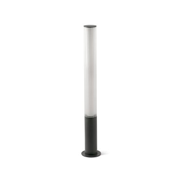 Faro Tura - tuinpaal - Ø 16 x 105 cm - 28W LED incl. - IP65 - donkergrijs