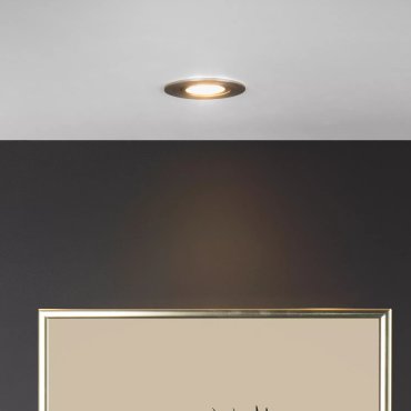Lucide Tube Round - inbouwspot - Ø 90 mm, Ø 82 mm inbouwmaat - satijn chroom