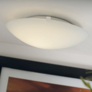 Nordlux Standard - plafondverlichting - Ø 25 x 7,5 cm - wit