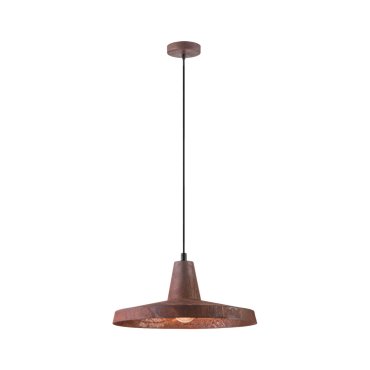 VK Lighting Sosta - hanglamp - Ø 30 x 118 cm - roestbruin