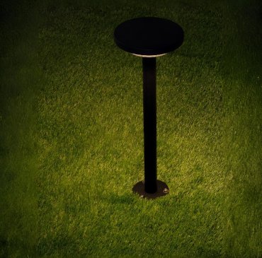 Nova Luce Nitro - tuinpaal - Ø 15 x 43,7 cm - 12W LED incl. - IP65 - zandzwart