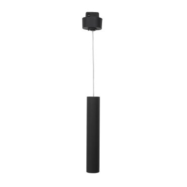 Nova Luce Jazz - hanglamp voor magnetisch profielsysteem - Ø 3 x 150 cm - 10W LED incl. - zwart - warm witte lichtkleur