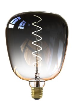 Calex Kiruna Gris Gradient LED lamp - Ø 14 x 20 cm - E27 - 5W dimbaar - 1800K - gerookt
