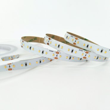VK Lighting LED strip - 1cm breed, 500cm lengte - 24Vdc - dimbaar - 12W LED per meter - 120 LEDs per meter - IP20 - 2700K
