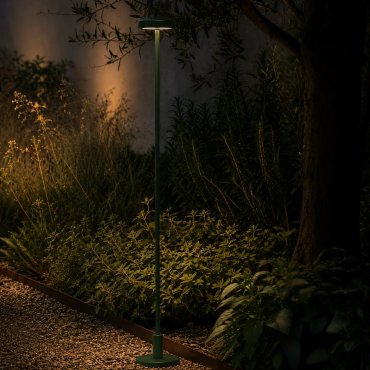 VK Lighting Jade - tuinpaal - Ø 7 x 83,4 cm - 1W LED incl. - IP65 - groen