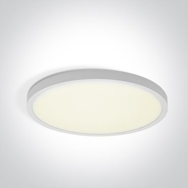 ONE Light Plafo - plafondlamp - Ø 40 x 2,5 cm - 32W LED incl. - wit