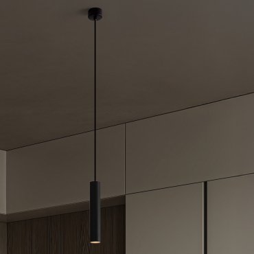 Nova Luce Mor - hanglamp - Ø 4 x 200 cm - zwart