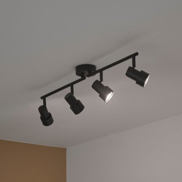 Nordlux Boston - opbouwspot 4L - 71 x 15,5 x 5,5 cm - zwart