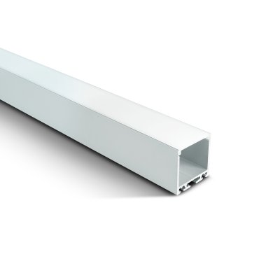 ONE Light Surface/Suspended Wide Profiles External Driver - profiel - 3,5 x 3,5 cm - 200 cm lengte - wit