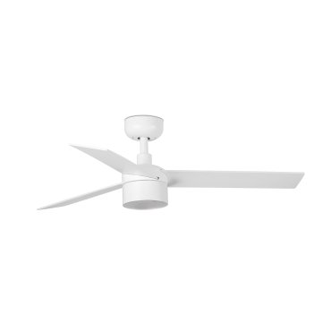 Faro Rudder Tek 3 S - plafondventilator met licht - Ø 106 cm - mat wit - 4000K