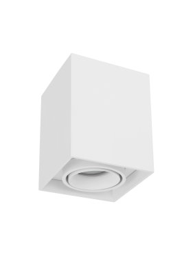 Nova Luce Rende - opbouwspot - 9,6 x 9,6 x 12 cm - wit
