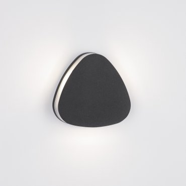 Nova Luce Oono - buiten wandverlichting - 16 x 15,5 x 4,6 cm - 8W LED incl. - IP65 - donker antraciet