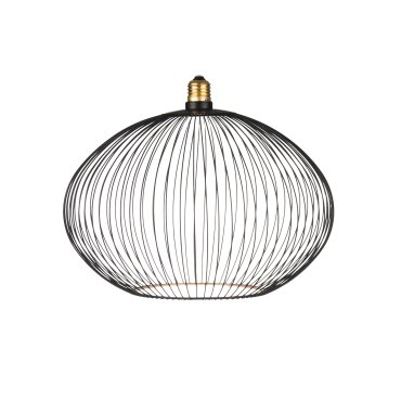 Segula Floating Globe Filo LED Oval - Ø 30 cm - E27 - 6W dimbaar - 2200K - zwart