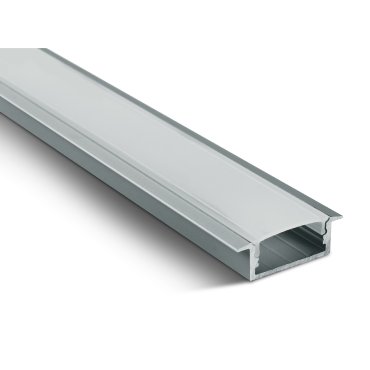 ONE Light - inbouw LED profiel - 3 x 1 cm - 200 cm lengte - aluminium