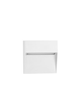 Nova Luce Nectar - buiten wandverlichting - 11 x 3 x 11 cm - 3W LED incl. - IP65 - zandwit