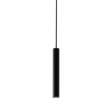 Faro Neso Top - magnetische rail hanglamp - Ø 3,5 x 120 cm - 5W DALI dimbare LED incl. - 40° lichtbundel -  zwart