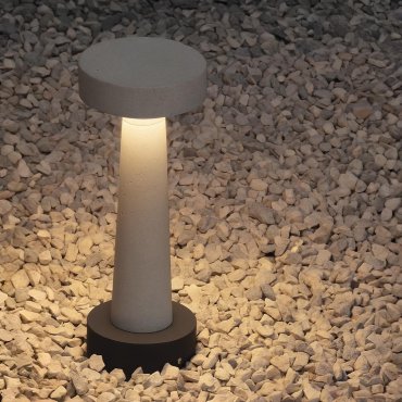Nova Luce Cram - tuinpaal - Ø 11,5 x 30 cm - 5W LED incl. - IP65 - zand