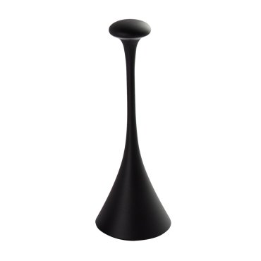 VK lighting Trumpet - oplaadbare tafellamp - Ø 9,9 x 29,2 cm - 2,2W dimbare LED incl. - IP54 - zwart