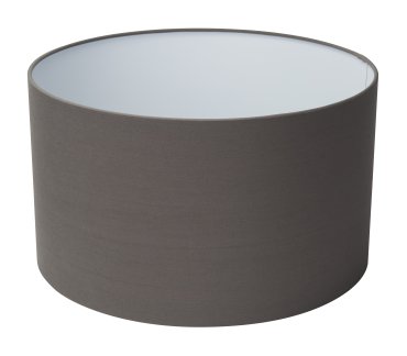 Projectlight Drum - lampenkap - Ø 40 x 23 cm - grijs katoen