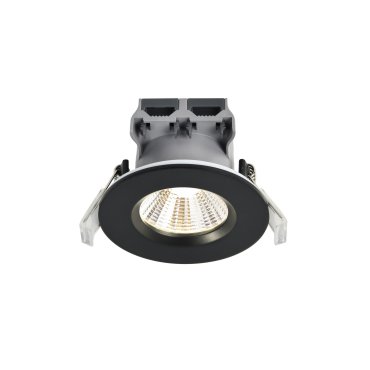 Nordlux Fremont 3-Kit - inbouwspot - Ø 85 mm, Ø 72 mm inbouwmaat - 3 x 4,5W dimbare LED incl. - IP65 - zwart