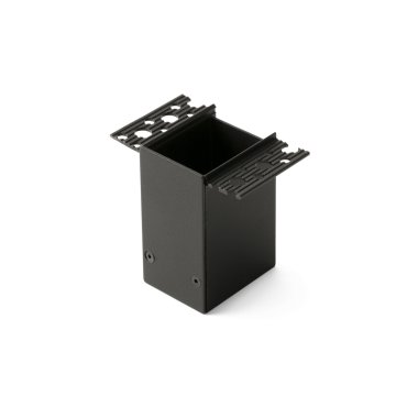 Faro Neso - elektrische terminal voor inbouwprofiel - 8 x 4,6 x 7,5 cm - zwart
