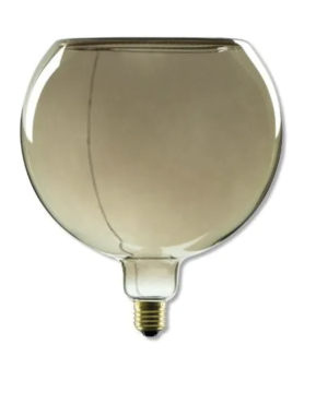 Segula LED lamp - Floating Line - Ø 20 x 18,5 cm - E27 - 6W dimbaar - 1900K - gerookt