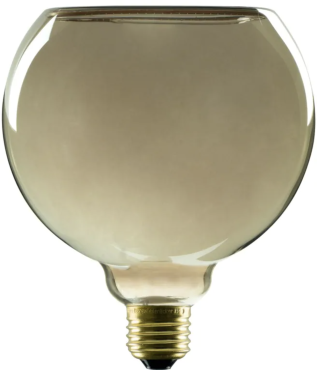 Segula LED lamp - Floating Line - Ø 15 x 18,5 cm - E27 - 6W dimbaar - 1900K - gerookt