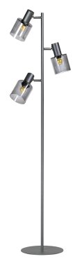 ETH Sledge Glass - vloerlamp - Ø 30 x 166,3 cm - gerookt