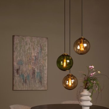 Lucide Monsaraz - hanglamp - Ø 35 x 150 cm - multicolor