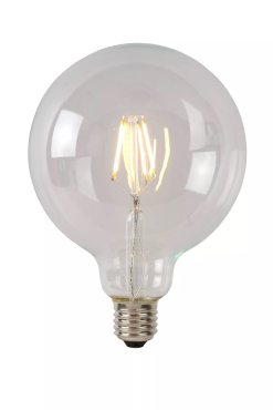 Lucide LED class B filament lamp - Ø 12,5 x 17,5 cm - E27 - 7W dimbaar - 2700K - transparant