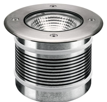 Integral uplight grondspot voor buiten - Ø 125 mm - 125 mm inbouwmaat - 10,2W incl. - IP67 - metaal