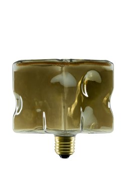 Segula LED lamp - Floating Line Ice Cube -  12,5 x 12,5 cm - E27 - 6W dimbaar - 1900K - gerookt