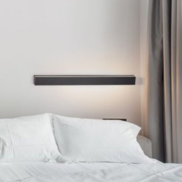 Nova Luce Colby - 5 x 4,2 x 60 cm - 21W LED incl. - zandzwart