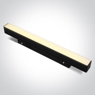 ONE Light magnetisch railsysteem MINI &amp; MIDI - railbalk - 30 x 2,4 cm - 8W LED incl - zwart
