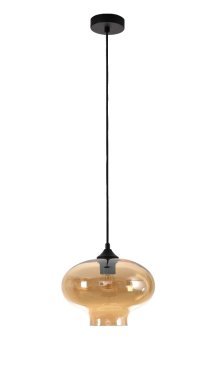 Artdelight Toronto - hanglamp - Ø 26,5 x 175 cm - amber