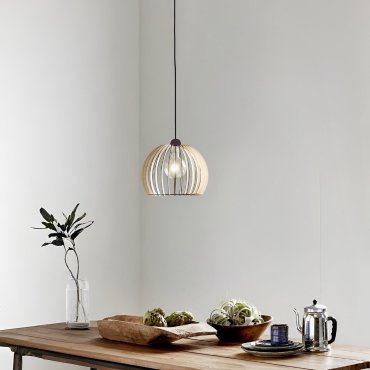 Nordlux Chino 30 - hanglamp - Ø 30 x 276 cm - lichtbruin