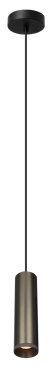 Artdelight Milano - hanglamp - Ø 6,6 x 175 cm - licht brons