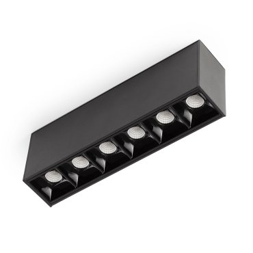 Faro Neso Point-6 - armatuur voor magnetische rail - 16,4 x 1,3 x 2,2 cm - 8W LED incl. - 34° lichtbundel - zwart
