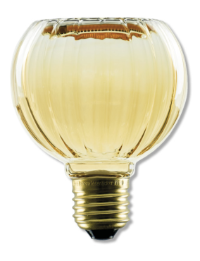 Segula LED lamp - Floating Line Straight - Ø 8 x 10,5 cm - E27 - 5W dimbaar - 2200K - amber