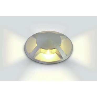 ONE Light Inground Medium Series - grondspot voor buiten - Ø 88 mm, Ø 77 mm inbouwmaat - 3W LED incl. - IP67 - aluminium