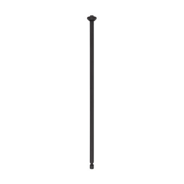 Nova Luce Plus - verbindingsbuis magnetisch railsysteem - Ø 2 x 30 cm - zwart