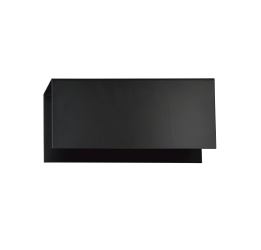 Emibig Tolos - wandverlichting - 24 x 10 cm - zwart